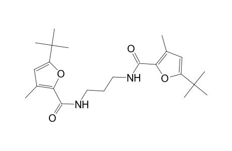 5-tert-Butyl-N-[3-[(5-tert-butyl-3-methyl-2-furoyl)amino]propyl]-3-methyl-2-furamide