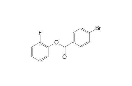 4-Bromobenzoic acid, 2-fluorophenyl ester