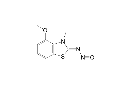 (NZ)-N-(4-methoxy-3-methyl-1,3-benzothiazol-2-ylidene)nitrous amide