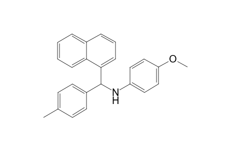 N-[Naphthalen-1'-yl)(p-tolyl)methyl]-4-methoxybenzenamine