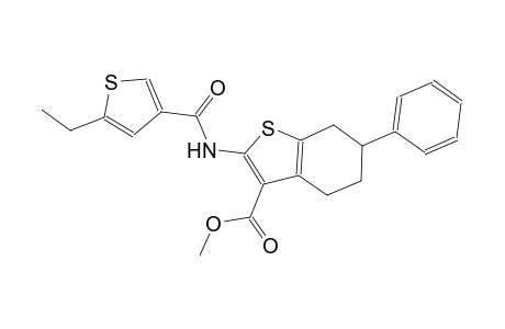 methyl 2-{[(5-ethyl-3-thienyl)carbonyl]amino}-6-phenyl-4,5,6,7-tetrahydro-1-benzothiophene-3-carboxylate