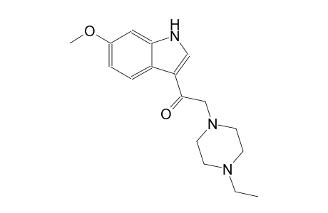 2-(4-ethyl-1-piperazinyl)-1-(6-methoxy-1H-indol-3-yl)ethanone