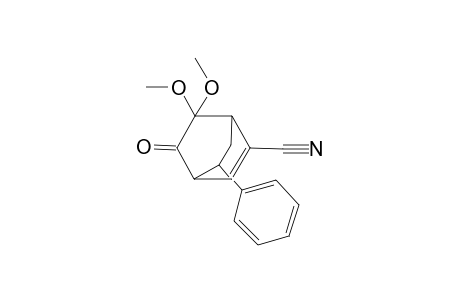 6,6-Dimethoxy-5-oxo-8-phenylbicyclo[2.2.2]oct-2-en-2-yl cyanide
