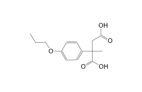 butanedioic acid, 2-methyl-2-(4-propoxyphenyl)-