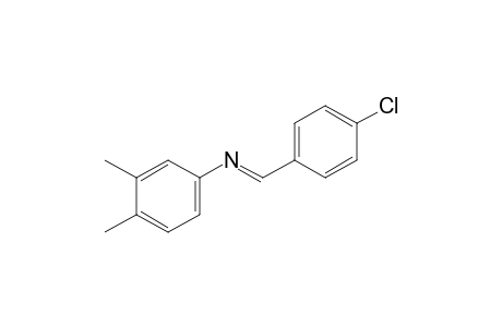 N-(p-chlorobenzylidene)-3,4-xylidine
