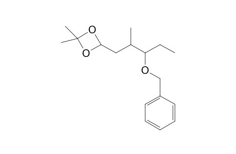 6-Isopropylidenedioxy-4-methyl-3-hexyl Benzyl Ether