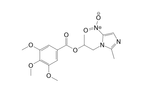 1-(2'-Methyl-5'-nitro-1'H-imidazol-1'-yl)propan-2-yl-3",4",5"-trimethoxybenzoate