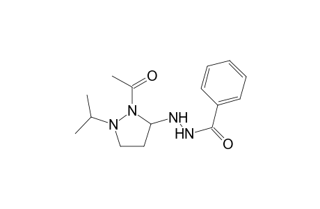 1-isopropyl-3-benzoylhydrazino-2-acetyl-pyrazolidine