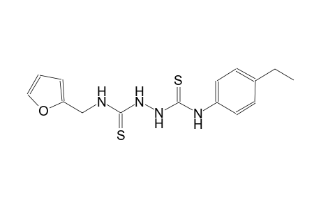 N~1~-(4-ethylphenyl)-N~2~-(2-furylmethyl)-1,2-hydrazinedicarbothioamide