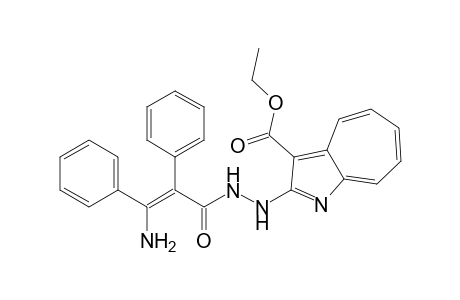 Ethyl (Z)-2-[N'-(3-amino-2,3-diphenylpropenoyl)hydrazino]-1-azaazulene-3-carboxylate