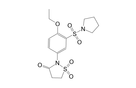 3-isothiazolidinone, 2-[4-ethoxy-3-(1-pyrrolidinylsulfonyl)phenyl]-, 1,1-dioxide
