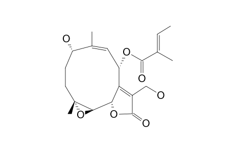 MALGINATIN,13-DEACETYL-9,10(Z)-DEHYDRO-1,10-DIHYDRO-1-A-HYDROXY