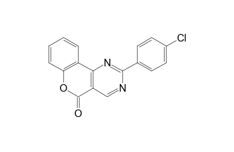 5H-[1]Benzopyrano[4,3-d]pyrimidin-5-one, 2-(4-chlorophenyl)-