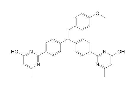 2,2'-[(p-methoxystyrylidene)di-p-phenylene]bis[6-methyl-4-pyridinol]