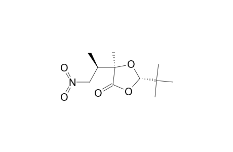 1,3-Dioxolan-4-one, 2-(1,1-dimethylethyl)-5-methyl-5-(1-methyl-2-nitroethyl)-, [2S-[2.alpha.,5.beta.(S*)]]-