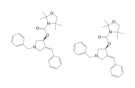 (3S,4E)-(1-BENZYL-4-BENZYLIDENEPYRROLIDIN-3-YL)-2,2,4,4-TETRAMETHYL-1,3-OXAZOLIDINE-3-CARBOXYLATE