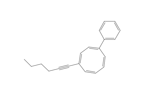 1-(1-Hexynyl)-4-phenyl-1,3,5,7-cyclooctatetraene