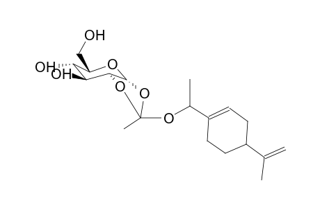 1,2-O-{1-[1-(4-isopropenyl-cyclohex-1-enyl)-ethoxy]-ethylidene}-b-d-glucopyranose