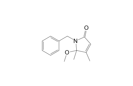 N-Benzyl-4,5-dimethyl-5-methoxy-3-pyrrolin-2-one