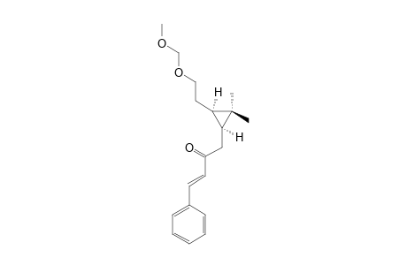 1-[(1-S,3-R)-2,2-DIMETHYL-3-(2-METHOXYMETHYLOXYETHYL)-CYCLOPROPYL]-4-PHENYL-3-BUTEN-2-ONE