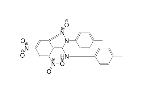 2H-indazol-3-amine, N,2-bis(4-methylphenyl)-4,6-dinitro-, 1-oxide