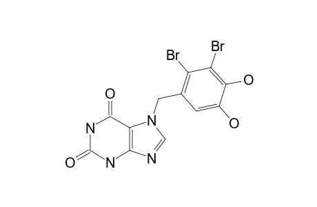 7-(2,3-DIBROMO-4,5-DIHYDROXYBENZYL)-3,7-DIHYDRO-1-H-PURINE-2,6-DIONE