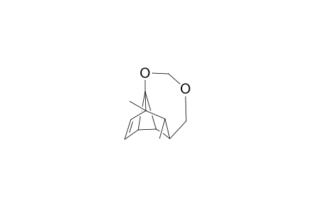 2,4-Dioxa-11,12-exo-dimethyltetracyclo[6.4.0.0(1,8).0(6,7)]dodec-9-ene