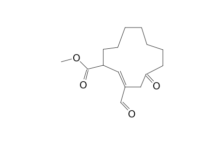 (2Z)-3-formyl-5-keto-cyclododec-2-ene-1-carboxylic acid methyl ester