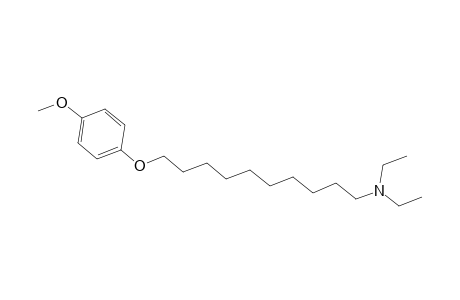 1-Decanamine, N,N-diethyl-10-(4-methoxyphenoxy)-