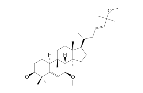 KARAVILAGENIN-A;7,25-DIMETHOXY-CUCURBITA-5,23-DIEN-3-BETA-OL