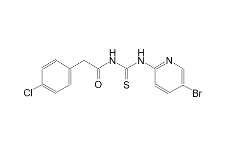 N-(5-bromo-2-pyridinyl)-N'-[(4-chlorophenyl)acetyl]thiourea
