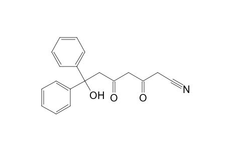 Benzeneheptanenitrile, .zeta.-hydroxy-.beta.,.delta.-dioxo-.zeta.-phenyl-