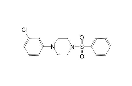 1-(3-chlorophenyl)-4-(phenylsulfonyl)piperazine