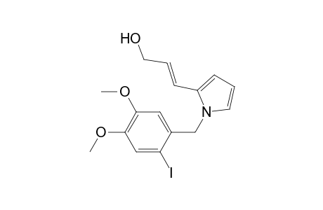 (E)-1-(2-iodo-4,5-dimethoxybenzyl)-2-(3-methoxyprop-1-enyl)-1H-pyrrole