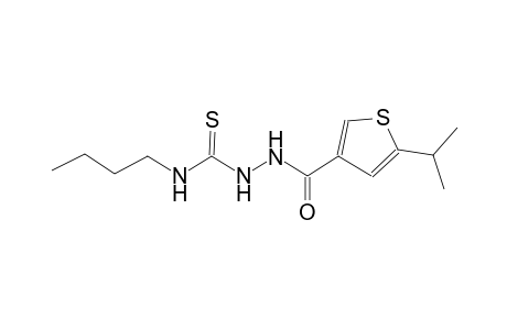 N-butyl-2-[(5-isopropyl-3-thienyl)carbonyl]hydrazinecarbothioamide