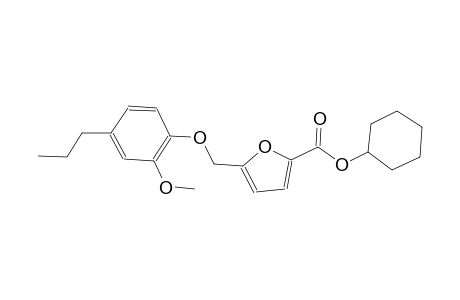 cyclohexyl 5-[(2-methoxy-4-propylphenoxy)methyl]-2-furoate