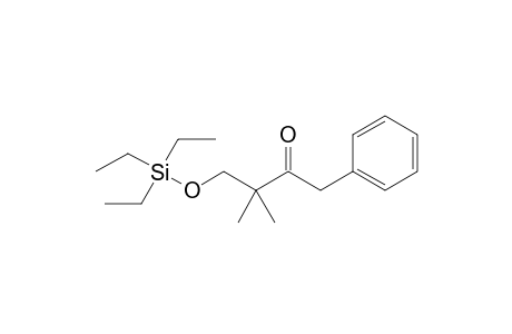 3,3-Dimethyl-1-phenyl-4-triethylsilyloxy-butan-2-one