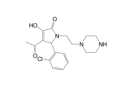 4-Acetyl-5-(2-chlorophenyl)-3-hydroxy-1-[2-(1-piperazinyl)ethyl]-1,5-dihydro-2H-pyrrol-2-one