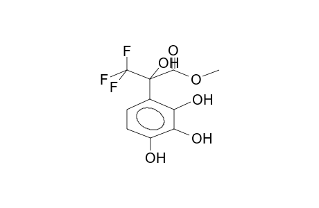2,3-DIHYDROXY-4-(1-METHOXYCARBONYL-1-HYDROXY-2,2,2-TRIFLUOROETHYL)PHENOL