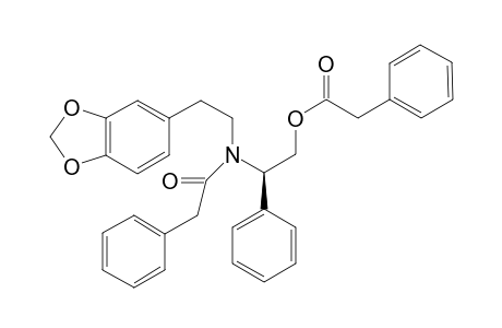 (R)-N-(1-Phenyl-2-phenylacetylethoxy)-N-[2-(3,4-methylidenedioxyphenyl)ethyl]-2-phenylactamide