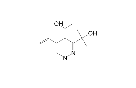4-Allyl-3-(dimethylhydrazono)-2-methylhexane-2,5-diol