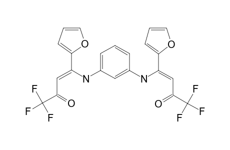 (Z,Z)-N,N'-BIS-[4,4,4-TRIFLUORO-1-(2-FURYL)-3-OXO-1-BUTEN-1-YL]-1,3-PHENYLENEDIAMINE