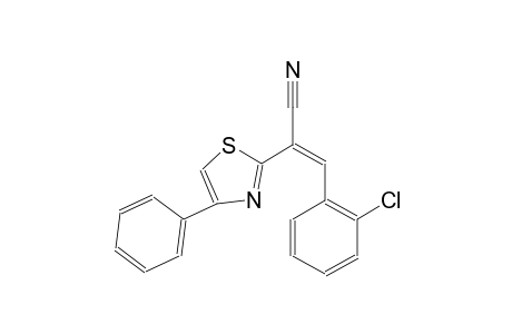 2-thiazoleacetonitrile, alpha-[(2-chlorophenyl)methylene]-4-phenyl-