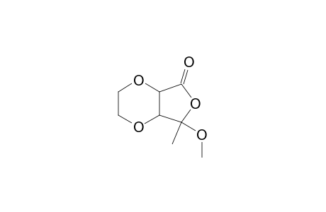 exo-9-Methoxy-9-methyl-2,5,8-trioxabicyclo[4.3.0]nonan-7-one