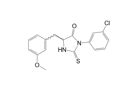 3-(m-chlorophenyl)-5-(m-methoxybenzylidene)-2-thiohydantoin