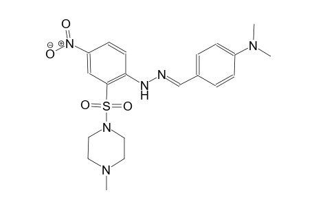 4-(dimethylamino)benzaldehyde {2-[(4-methyl-1-piperazinyl)sulfonyl]-4-nitrophenyl}hydrazone