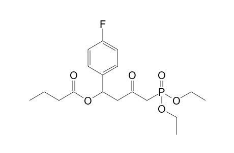 Diethyl 4-butyryloxy-2-oxo-4-(4-fluorophenyl)butylphosphonate
