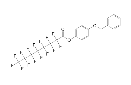 Pentadecafluorooctanoic acid, 4-benzyloxyphenyl ester