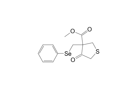 Methyl 4-Phenylselenomethyl-1-thiacyclopentan-3-one-4-carboxylate