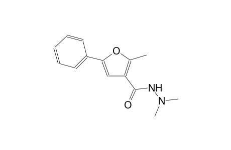 3-furancarboxylic acid, 2-methyl-5-phenyl-, 2,2-dimethylhydrazide